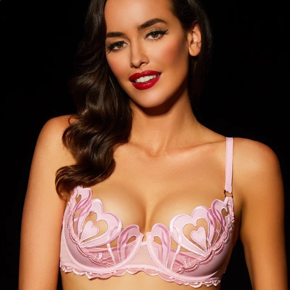 Honey Birdette Pink Heart Bra 32C